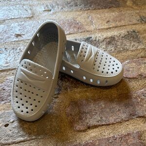 Kids Beige Slip-On Water Shoes